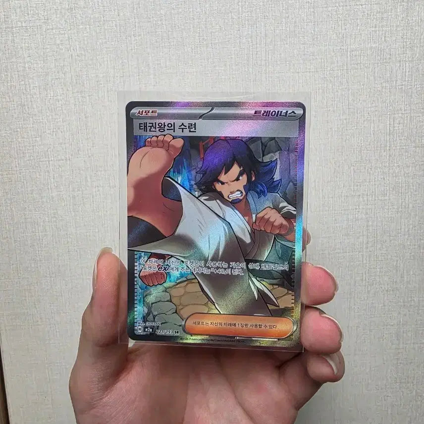 [BUNJANG] Pokemon Card: Master Trainer's Training Trainer SR / 포켓몬 카드 태권왕의 수련 트레이너스 sr