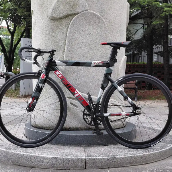 [BUNJANG] Constantine Urban Pattern Red Bicycle / 콘스탄틴 어베인 패턴레드