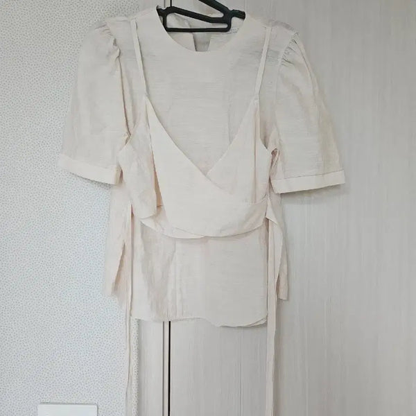 [BUNJANG] AHEAD Pink Wrap Blouse / 랩 블라우스