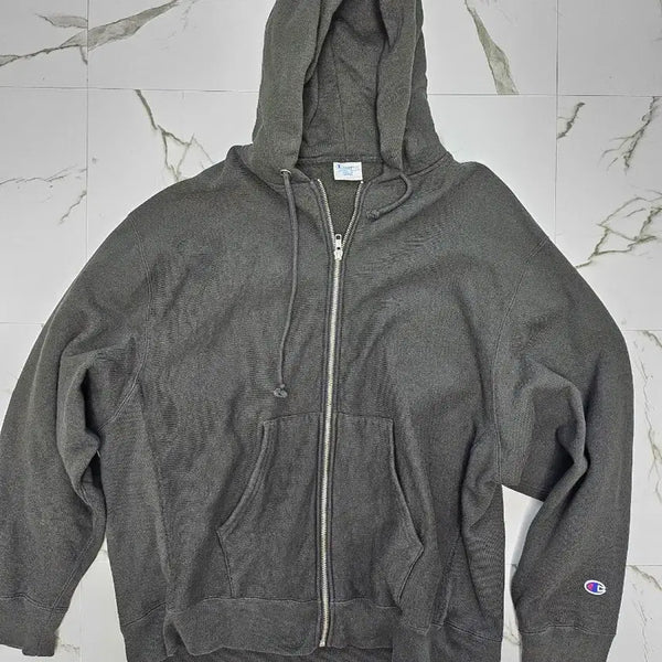 [BUNJANG] Champion Reverse Weave Hooded Zip-Up Hoodie L / 챔피온 리버스웨이브 기모 후드집업 L