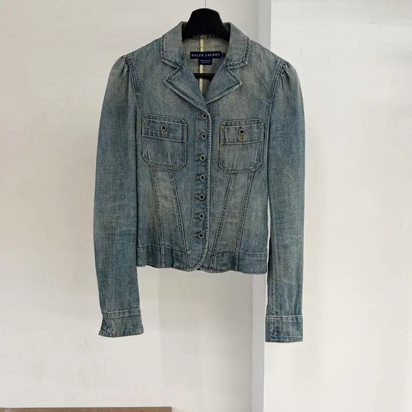 [BUNJANG] Ralph Lauren Western Denim Jacket Size 4 / 랄프 로렌 웨스턴 데님 자켓