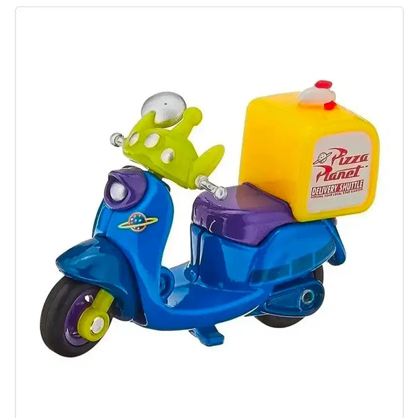 [BUNJANG] Disney Motors Alien Pizza Bike Tomica / 디즈니모터스/알린 피자바이크 토미카