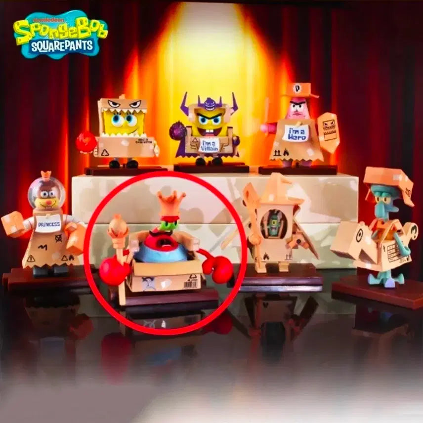 [BUNJANG] SpongeBob SquarePants Warriors' Stage Series Gacha Figure - Mr. Krabs / 스폰지밥 전사의 무대 시리즈 랜덤 피규어 가챠 집게사장