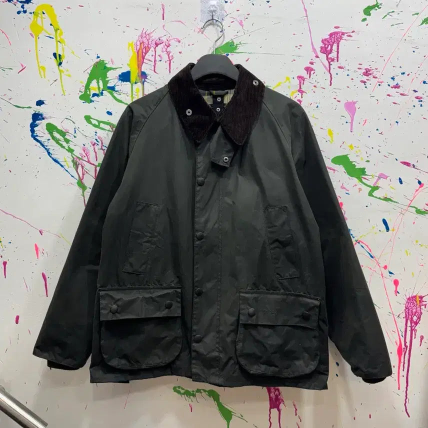 [BUNJANG] Barbour Bedale Waxed Jacket Sage Green C40 / 바버 비데일 왁스자켓 세이지 그린 C40