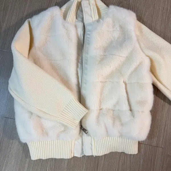 [BUNJANG] Eco Fur Knit Top / 에코 퍼 니트