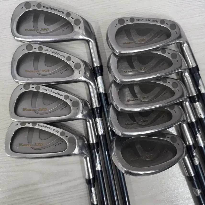 [BUNJANG] Yonex V-mass 350 Iron Set (4-9, P, A, S) R Flex Men's / 요넥스 V-mass 350 (4~9,P,A,S) R 남성용 아이언 세트