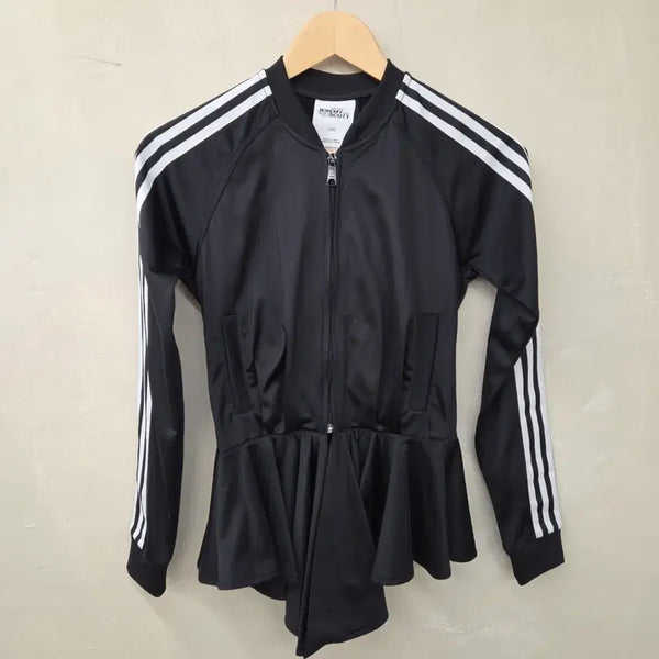 [BUNJANG] Adidas Jeremy Scott Ruffle Track Top Jacket Black / 아디다스 제레미 스캇 프릴 트랙탑 자켓 블랙