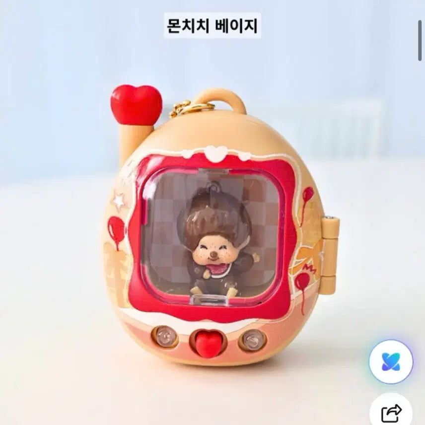 [BUNJANG] Monchhichi Tamagotchi Keychain (New) / 몬치치 다마고치 키링 (새상품)