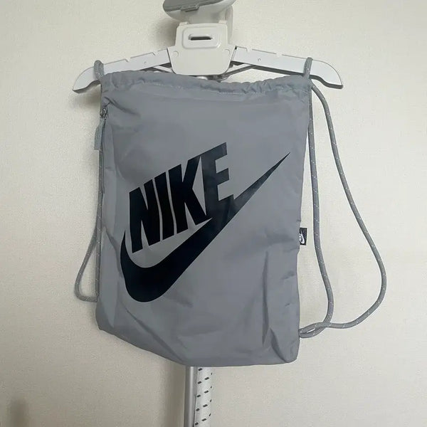 [BUNJANG] Nike Drawstring Bag Grey / 나이키 드로스트링백 그레이