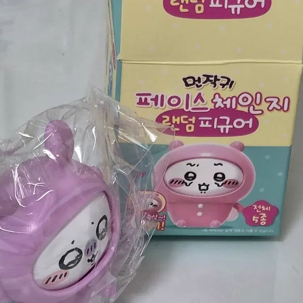 [BUNJANG] Chiikawa Face Change Figure Momonga / 치이카와 페이스 체인지 피규어 모몽가 먼작귀