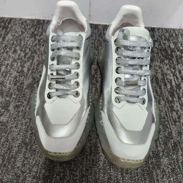 [BUNJANG] Jimmy Choo Silver Sneakers (240-245) / 지미추 스니커즈 240-245