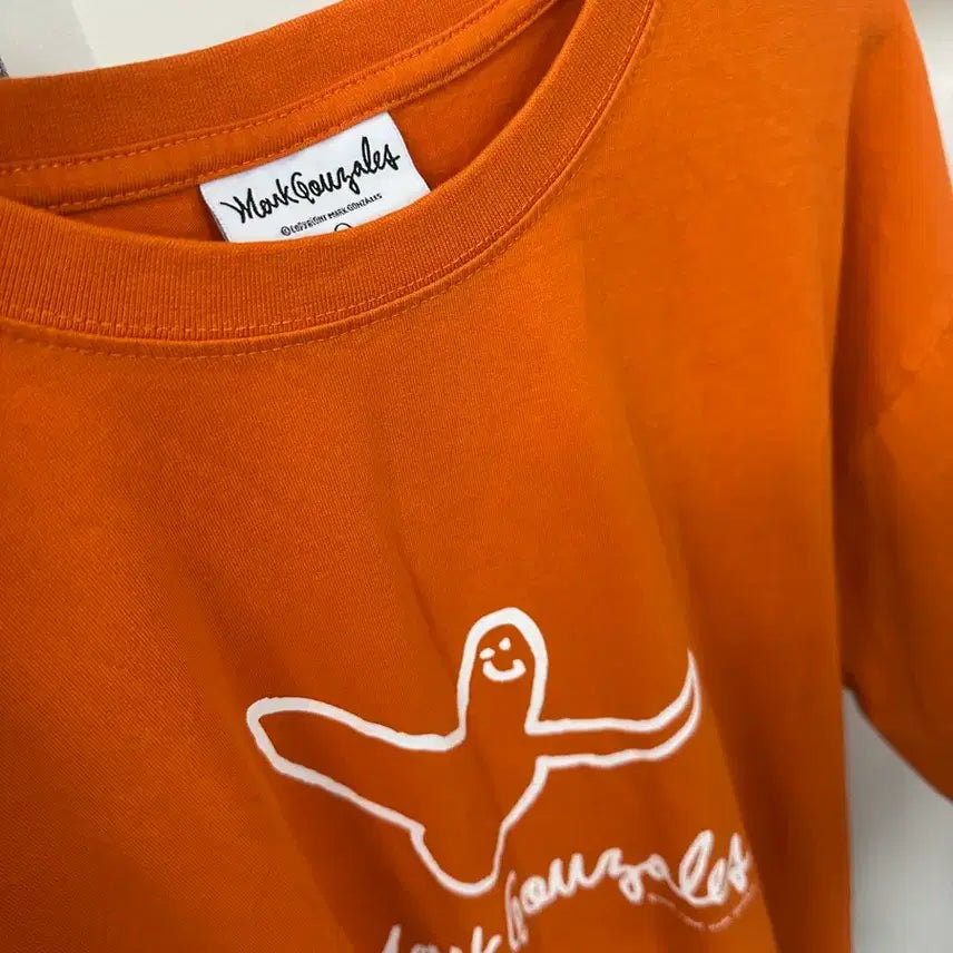 [BUNJANG] Mark Gonzales Orange Graphic T-Shirt XL / 마크 곤잘레스 반팔티 오렌지 XL