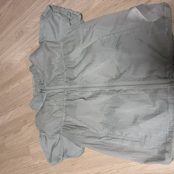 [BUNJANG] 8seconds Women's Mint Windbreaker Short-Sleeve Jumper Size L / 에잇세컨즈 여성 바람막이 반팔 점퍼 민트색 L사이즈