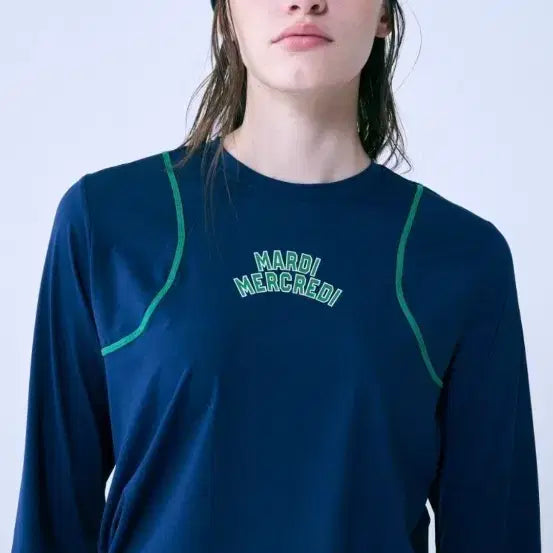 [BUNJANG] Mardi Mercredi Active Long Sleeve T-Shirt / 마르디 메크르디 엑티브 긴팔티