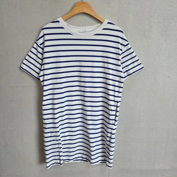 [BUNJANG] OYSHO Striped Short Sleeve Dress XS / OYSHO 여성 단가라 반팔 원피스 XS JJ2927