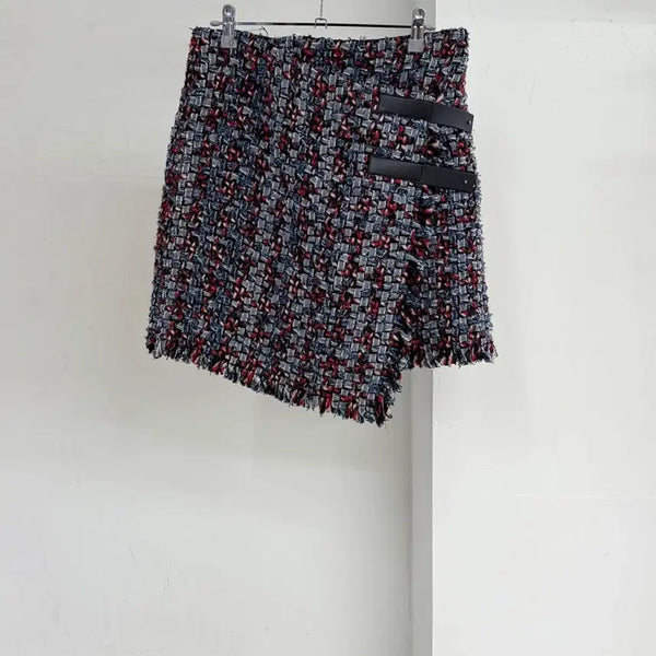 [BUNJANG] Sonia Rykiel Tweed Wrap Skirt / 소니아 리키엘 트위드 랩 스커트