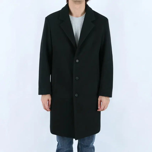 [BUNJANG] ROLF Men's Single Wool Long Coat / 롤프 남성 남자 싱글 울코트 롱 겨울 모직 기본 무지