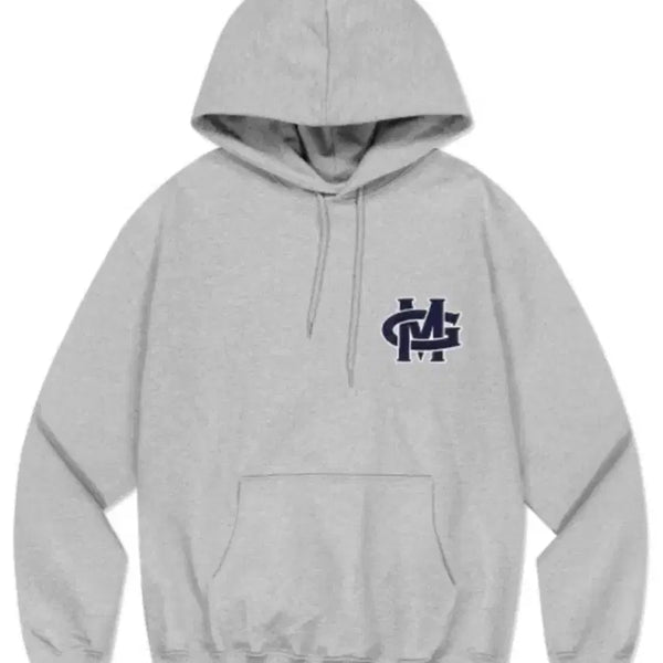 [BUNJANG] Mahagrid Hoodie T-shirt Grey / 마하그리드 후드티셔츠 그레이