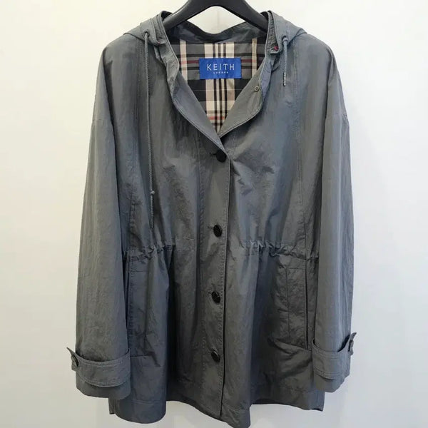 [BUNJANG] Keith London Hooded Jacket Grey / KEITH LONDON 후드 자켓