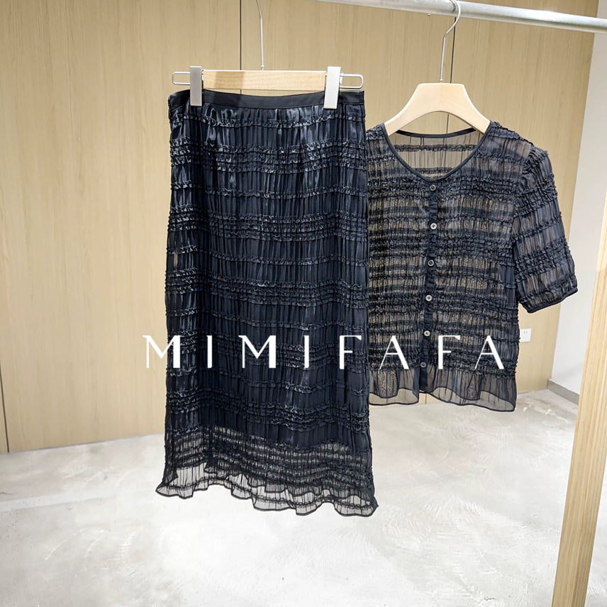 [BUNJANG] Sisley Top and Bottom Set / 시 슬리 상하세트