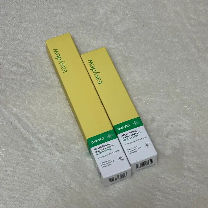 [BUNJANG] Easydew DW EGF Melatonin One Day Ampoule Booster Shot Set with Refill / 세트) 이지듀 디더블유 이지에프 멜라토닝 원데이 앰플 부스터 샷,리필