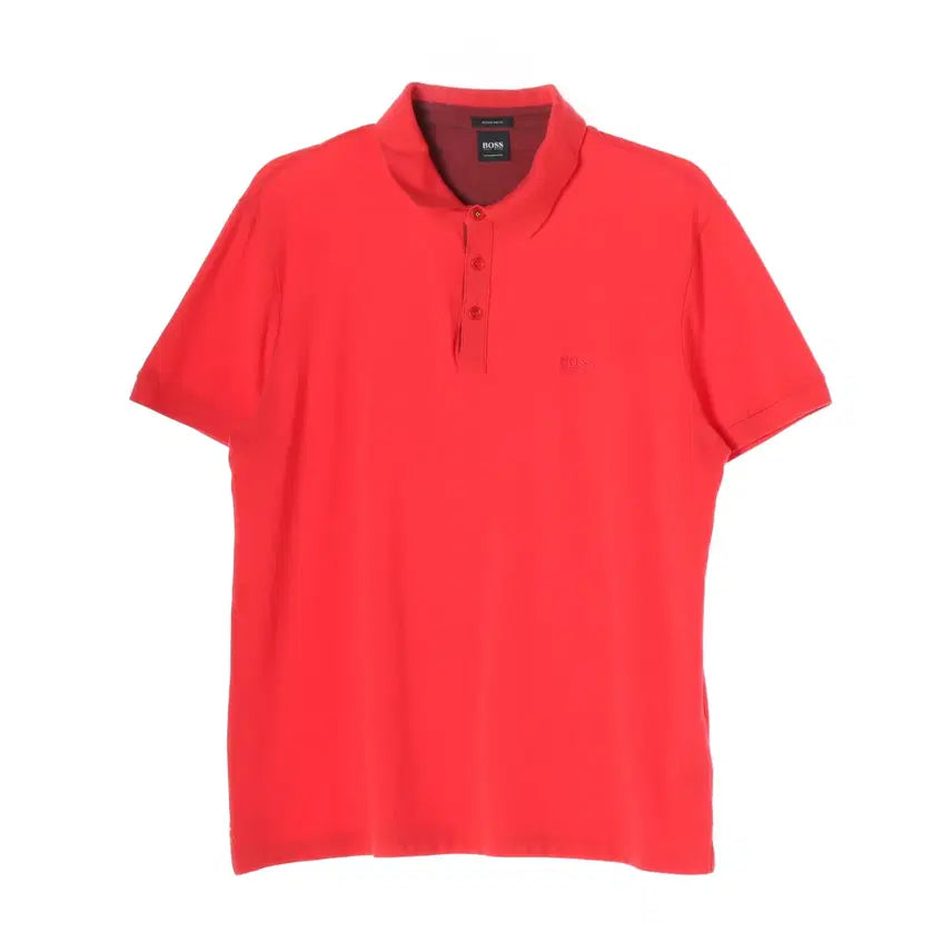 [BUNJANG] Hugo Boss Regular Fit Cotton Short Sleeve Polo T-Shirt / 휴고 보스 레귤러핏 코튼 반팔 폴로 티셔츠