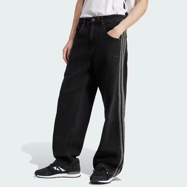 [BUNJANG] Adidas Denim Firebird Pants Black Size 34 / 아디다스 데님 파이어버드 팬츠 블랙 34사이즈