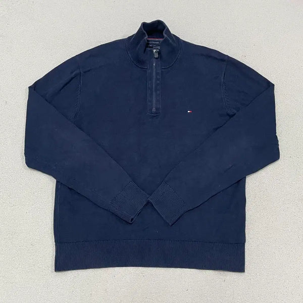 [BUNJANG] Tommy Hilfiger Premium Cotton Half-Zip Knit XL / XL 타미힐피거 프리미엄 코튼 하프집업 니트 0716