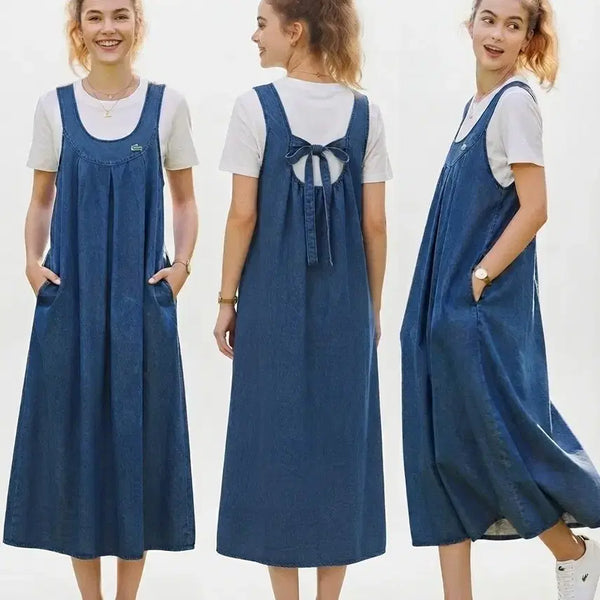 [BUNJANG] Lacoste Denim Dress / 라코스테 데님 원피스