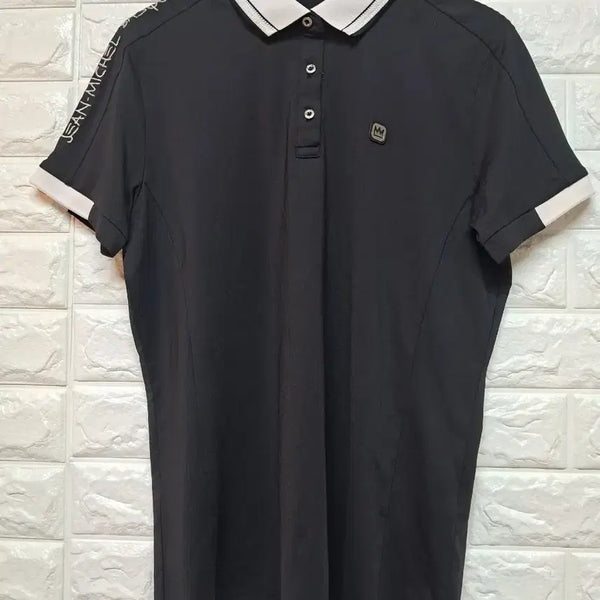 [BUNJANG] Jean-Michel Basquiat Black Collar T-shirt Size 95 / 장 미셸 바스키아 블랙 카라티 95