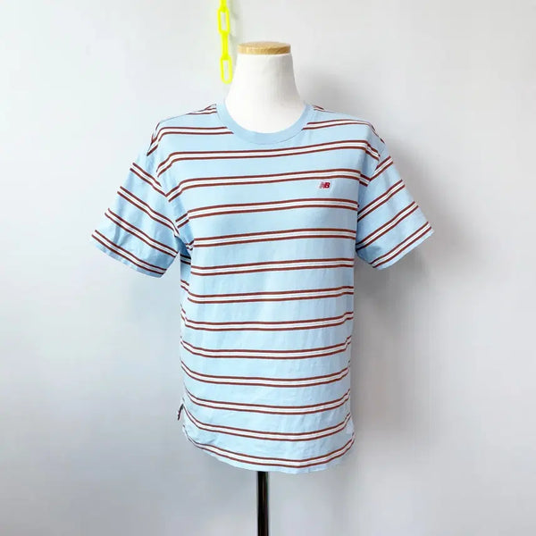 [BUNJANG] New Balance 2025 Junior Cotton Short Sleeve T-Shirt Size 150 / 뉴발란스 2025 쥬니어면반팔 150