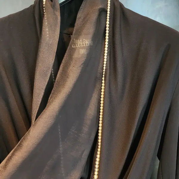[BUNJANG] Jean Paul Gaultier Pearl Embellished Silk Dress / made in italy, 프랑스명품, 장폴고티에 진주장식 원피스
