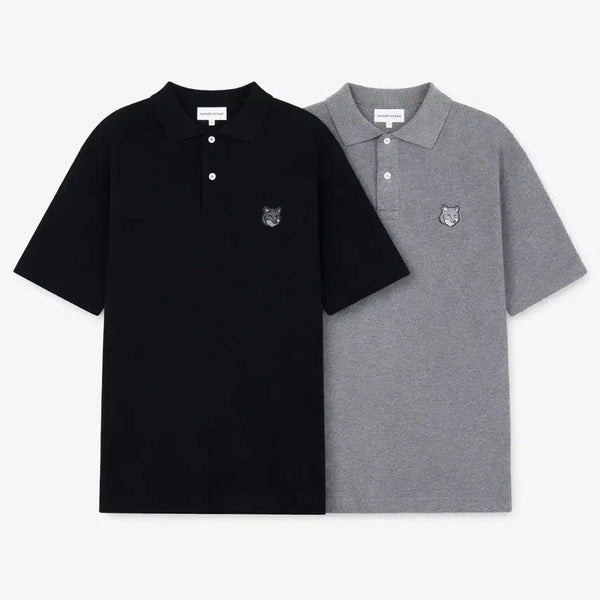 [BUNJANG] Maison Greyfox Collar T-shirt / 메종 그레이폭스 카라티 /  정품