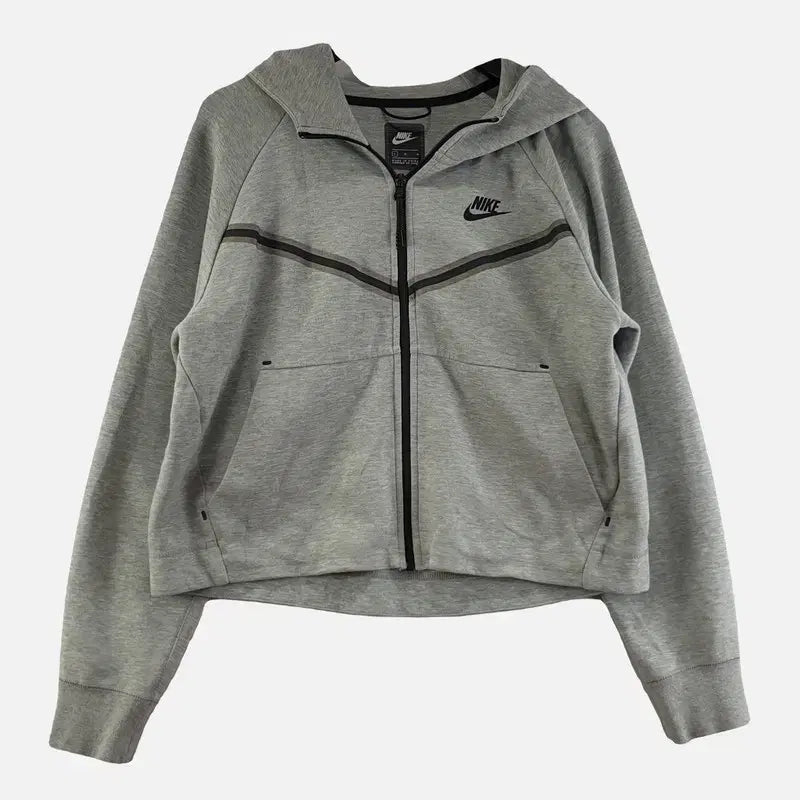 [BUNJANG] Nike Light Grey Zip-Up Jacket L (N7563) / 나이키 라이트 그레이 여자 집업 L N7563