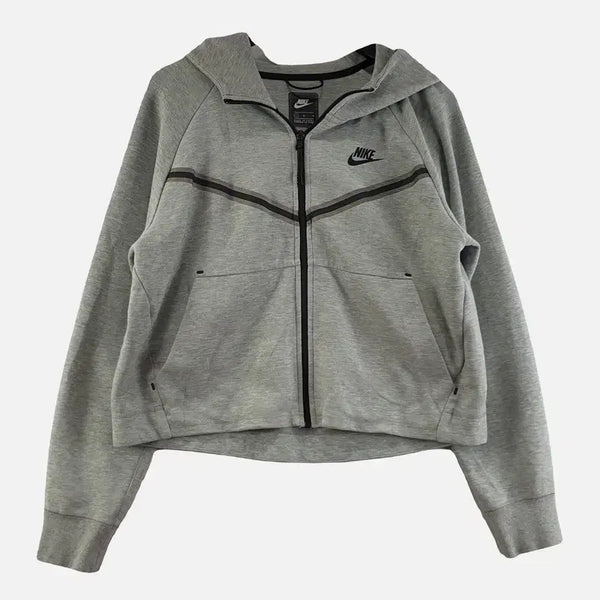 [BUNJANG] Nike Light Grey Zip-Up Jacket L (N7563) / 나이키 라이트 그레이 여자 집업 L N7563