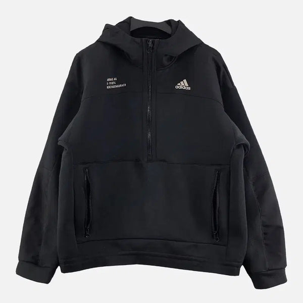 [BUNJANG] Adidas Black Men's Hoodie L / 아디다스 블랙 남자 후드티 L N7604