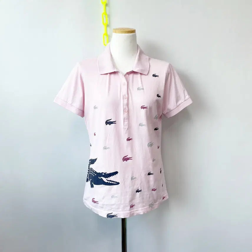 [BUNJANG] Lacoste Sport Women's Short Sleeve Polo Shirt - Size S / 라코스테스포츠 여성카라반팔 S