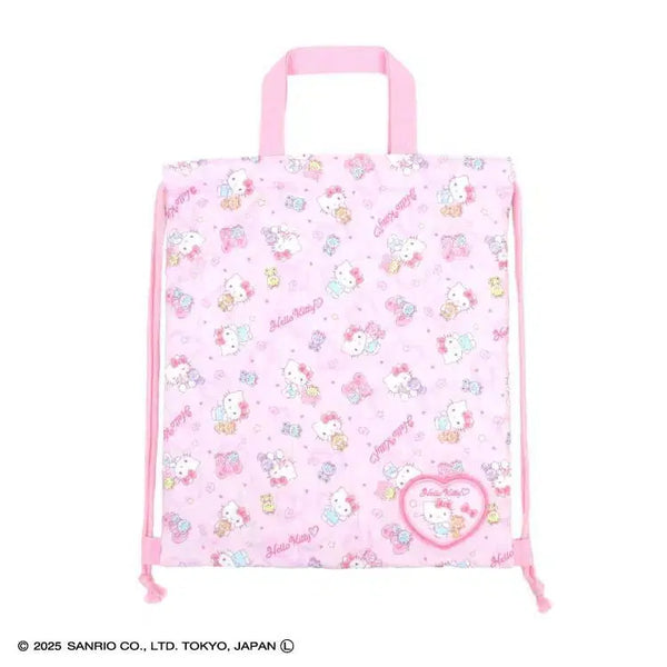 [BUNJANG] Sanrio Hello Kitty Quilted Knapsack Backpack Bag / 산리오 헬로키티 퀼트 냅색 백팩 가방