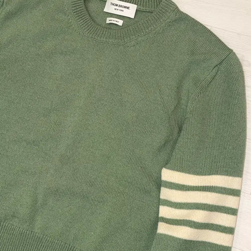 [BUNJANG] Thom Browne Shetland Knit Sweater Size 4 (105) / 백화점판) 톰브라운 셰틀랜드 니트 105