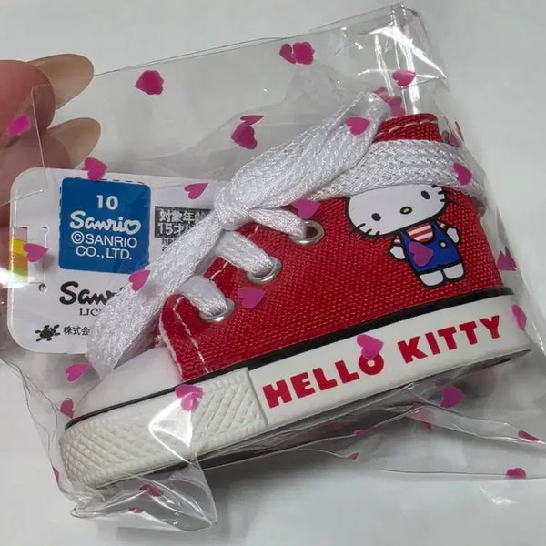 [BUNJANG] Hello Kitty Canvas Keyring / 헬로키티 컨버스 키링