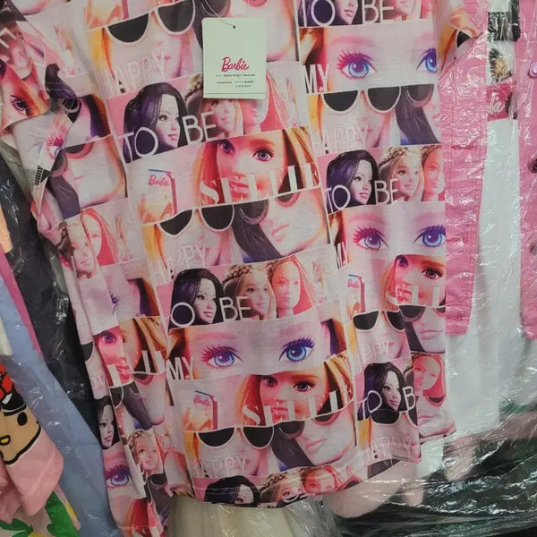 [BUNJANG] Barbie Short Sleeve T-Shirt Limited Edition / 바비 반팔 티셔츠 수입 한정판