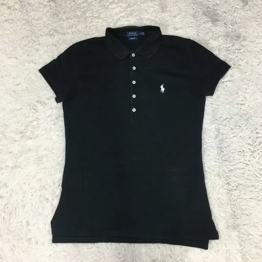 [BUNJANG] Polo Ralph Lauren Women's Collar Neck Short Sleeve T-shirt Size M / 폴로 여성 카라넥 반팔티 GG20