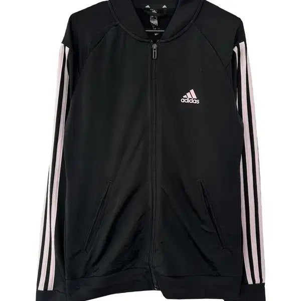 [BUNJANG] Adidas Tricolor Full Zip Jersey Black / [S] ADIDAS 아디다스 삼선 집업저지 블랙
