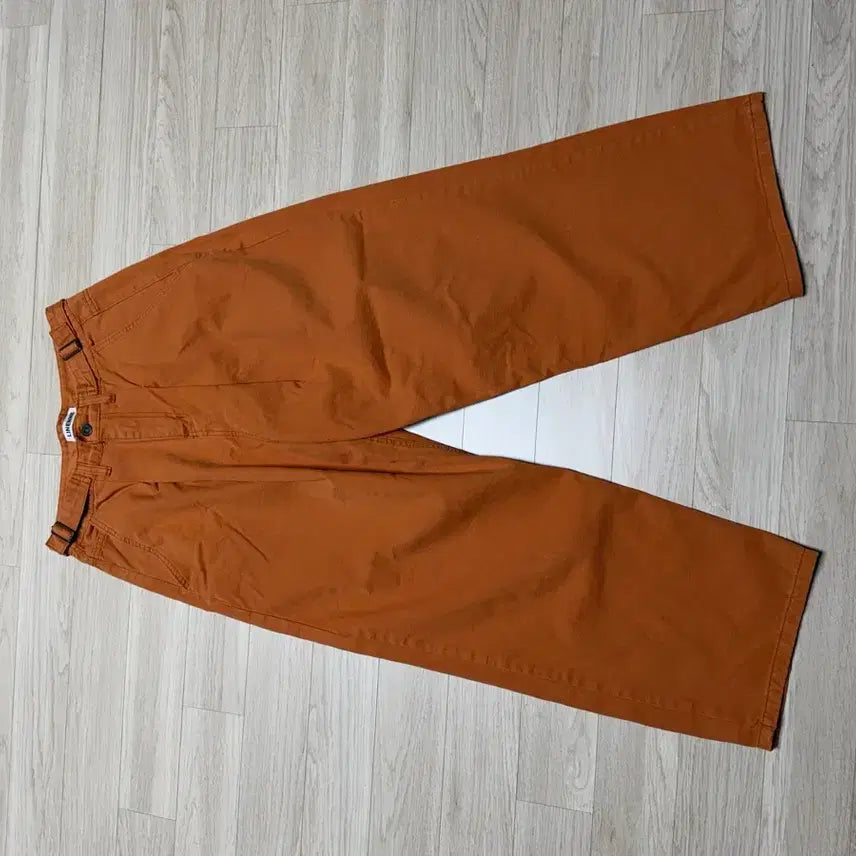 [BUNJANG] Linenne Orange Cargo Pants / 리넨느 오렌지 카고바지