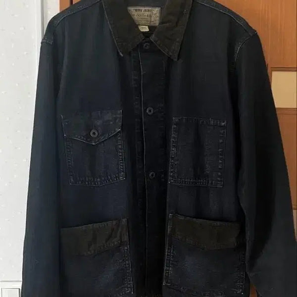 [BUNJANG] RRL Corduroy Collar Denim Jacket / RRL 코듀로이 카라 데님자켓