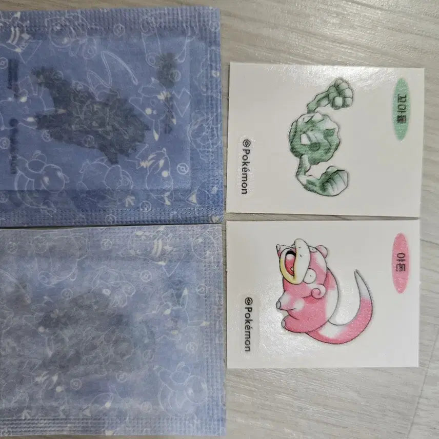 [BUNJANG] Pokemon 30th Anniversary Artwork Ttibu-seal 4 Types / 포켓몬스터 30주년 아트워크 띠부씰 4종