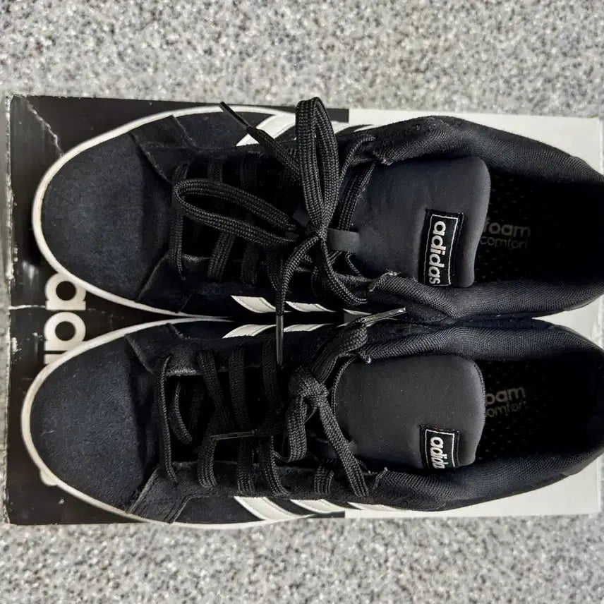 [BUNJANG] Adidas Grand Court F36414 Black Tennis Shoes / 아디다스 그랜드 코트 F36414 275mm