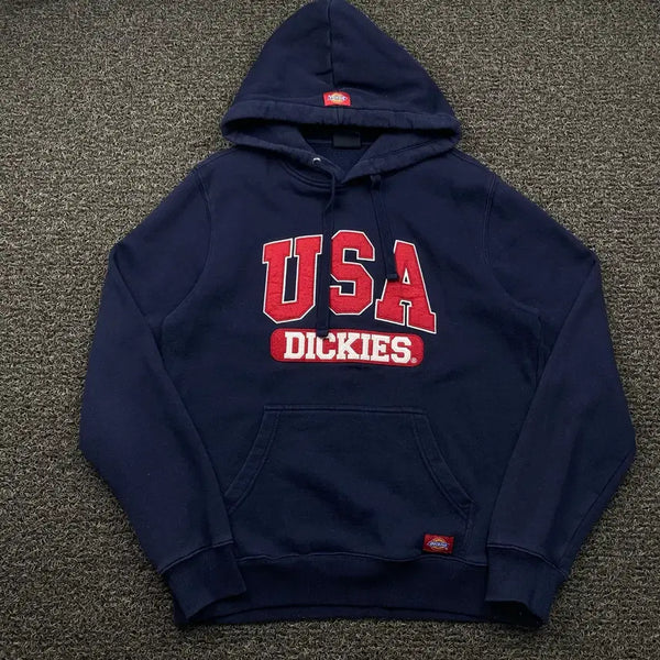[BUNJANG] Dickies USA Navy Hoodie / 디키즈 USA 네이비 후드티