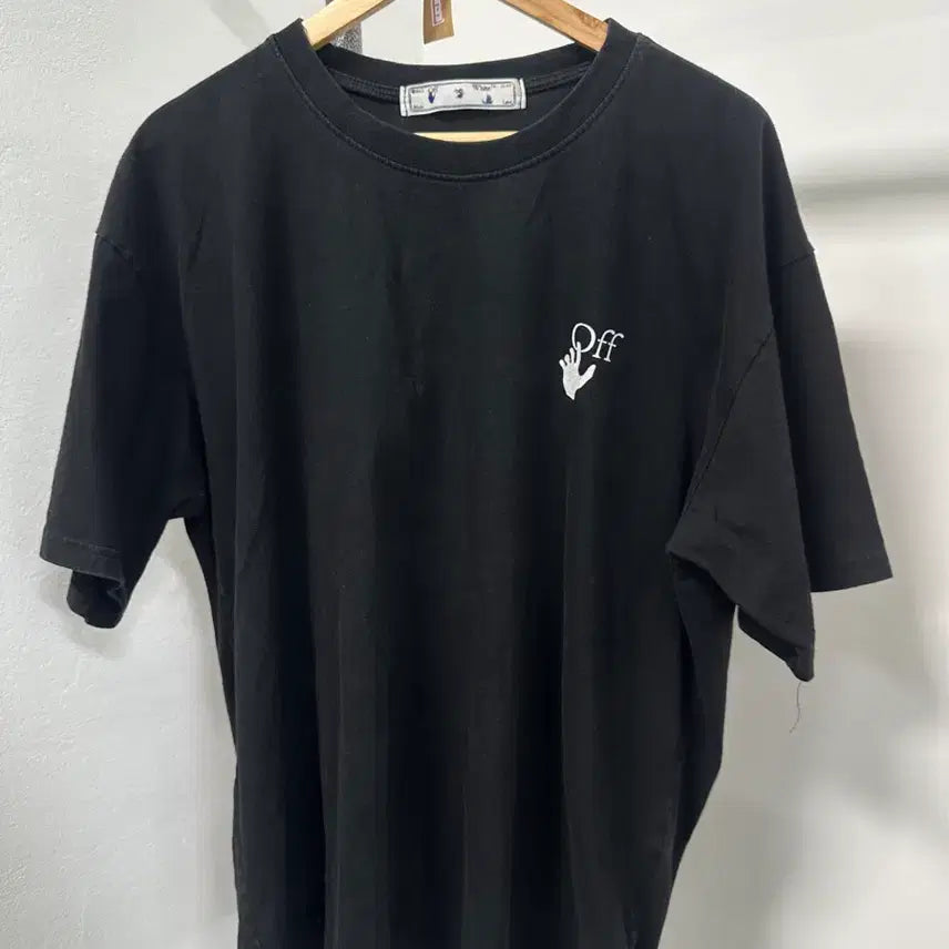 [BUNJANG] Off-White Signature Pink Orange Arrow T-Shirt XL / 오프화이트 시그니처 핑크 오렌지 애로우 반팔티 XL