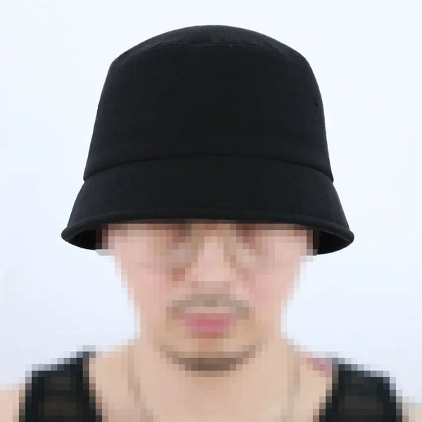 [BUNJANG] Rolf Zuri Fabric Short Brim Bucket Hat Black / 롤프 쮸리원단 숏창 벙거지 버킷햇 검정 블랙 짧은 스판